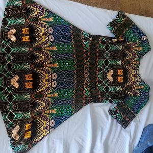Medium Colorful Eclectic Dress